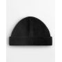 Organic Cotton Fisherman Beanie - Black - One Size Organic Cotton Fisherman Beanie - Black - One Size