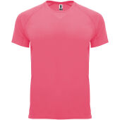 Bahrain kortärmad funktions T-shirt för herr - Fluor Lady Pink - S