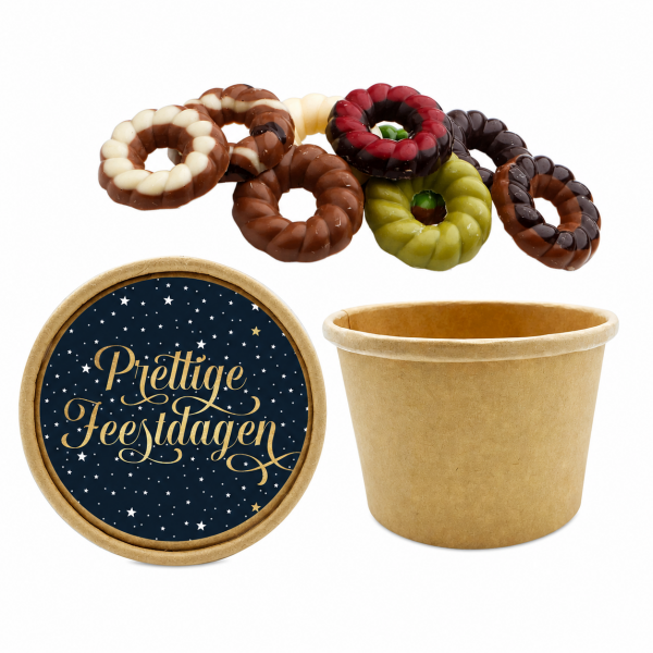Bio Snoepbeker 100 gram Kerstkransjes
