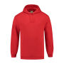L&S Sweater Hooded red 3XL
