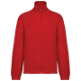 Verstelbaar fleecevest met elastische mouwboorden Red 6XL