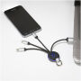 SCX.design C16 kabel met oplichtende ring - Blauw/Zwart