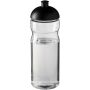 H2O Active® Eco Base 650 ml sportfles met koepeldeksel - Transparant/Zwart