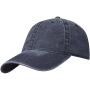 Grafton 6 panel gewassen cap - Marineblauw Grafton 6 panel gewassen cap - Marineblauw