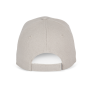 Baseballpet - 6 panelen Light Grey One Size Baseballpet - 6 panelen Light Grey One Size
