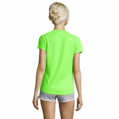 SPORTY WOMEN - SPORTYdames t-shirt 140g - L - Neon Groen