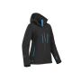 W'S PATROL SOFTSHELL, BLACK / ELECTRIC BLUE, XL, STORMTECH