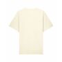 Reeser - Heavy gerecycled katoen blend T-overhemd met een modern look - Cream (S)