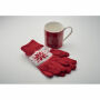 COPITO SET - Cadeauset mok en handschoenen - Rood