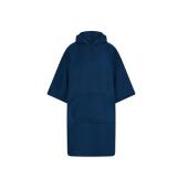 ADULTS TOWELLING PONCHO, NAVY, One size, TOWEL CITY
