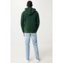 IQONIQ Abisko gerecycled katoen hoodie met rits, forest green (S)