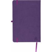 Gerecycled notitieboekje A5 Bloom - paars