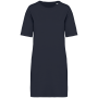 Ecologische verwassen T-shirtjurk Washed Coal Grey XS Ecologische verwassen T-shirtjurk Washed Coal Grey XS