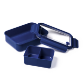 CARMEL Lunchbox met inhoud van 1.3 liter - donkerblauw