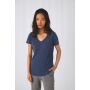 TriBlend V-neck TEE / Woman Heather Navy XS TriBlend V-neck TEE / Woman Heather Navy XS
