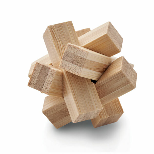 Bamboe breinbreker puzzel in stervorm
