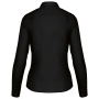 Damespilootoverhemd lange mouwen Black XL