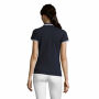 PASADENA WOMEN - PASADENA dames polo 200g - XXL - Franse Marine/wit