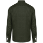 Linnen herenoverhemd Organic Khaki XS Linnen herenoverhemd Organic Khaki XS