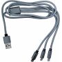 Nylon oplaadkabel Felix rood