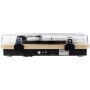 Prixton Marconi vinyl player - Zwart/Hout