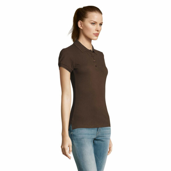 PASSION - PASSION WOMEN'S POLO 170 - XXL - Chocolate PASSION - PASSION WOMEN'S POLO 170 - XXL - Chocolate