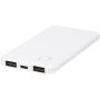 Slender slanke dubbele powerbank van 4000 mAh - Wit