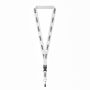Afneembare lanyard van biologisch katoen met zeefdruk Afneembare lanyard van biologisch katoen met zeefdruk