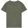 Afgewassen dames T-shirt washed organic khaki XXL