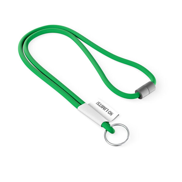 Polyester 2-kleurige koord-lanyard met full color label Polyester 2-kleurige koord-lanyard met full color label