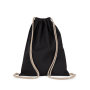 Gerecycled rugzakje met koordje Black Night One Size