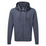 Authentic Zipped Hood convoy grey 3XL