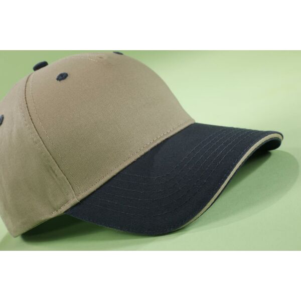 5 Panel Sandwich Cap beige/navy/beige one size 5 Panel Sandwich Cap beige/navy/beige one size
