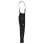 Workwear Pants with Bib - COLOR - black/lime green 42
