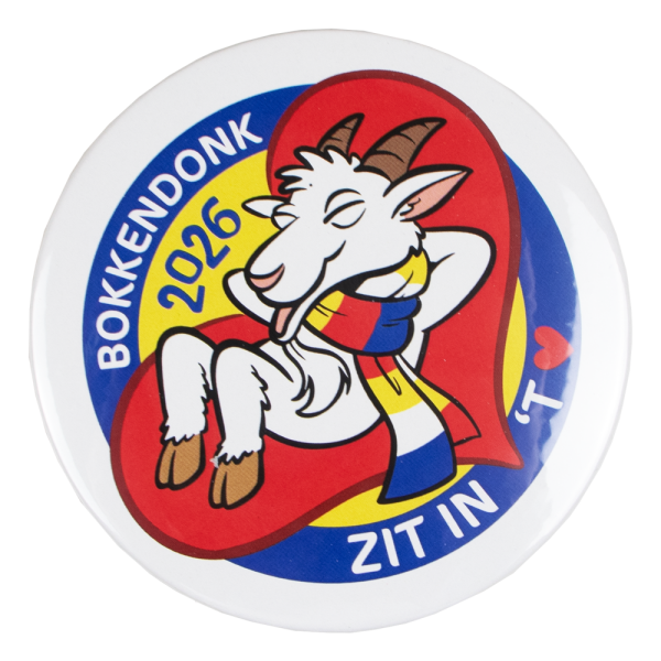 Buttons met veiligheidsspeld 75 mm ø