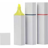 Gerecyclede ABS markeerstift Kavi geel