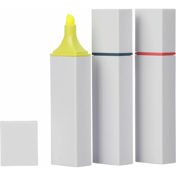 Gerecyclede ABS markeerstift Kavi geel Gerecyclede ABS markeerstift Kavi geel