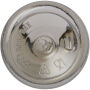 Bodhi 500 ml waterfles van RPET - Transparant zwart