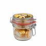 Weckpotje 0,25 liter, gevuld met snoep Transparant Chocolade munten Weckpotje 0,25 liter, gevuld met snoep Transparant Chocolade munten