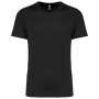 Gerecycled herensport-T-shirt met ronde hals Black XXL Gerecycled herensport-T-shirt met ronde hals Black XXL