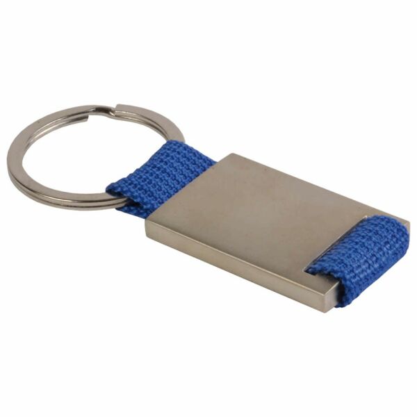 Metalen sleutelhanger Tondoe | Nylon | 8,7×3,5×5cm | In geschenkdoos | Blauw Metalen sleutelhanger Tondoe | Nylon | 8,7×3,5×5cm | In geschenkdoos | Blauw