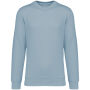 Ecologische uniseks sweater met ronde hals Aquamarine XXS