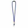 Polyester koord-keycord met bamboe plaatje