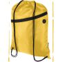 Oriole RPET-tas met trekkoord en voorvak met ritssluiting, 5 liter - Geel
