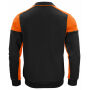 Printer Prime Polosweater Black/Orange 5XL