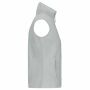 Bodywarmer van microfleece dames snow grey 4XL
