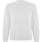 Batian unisex sweater met ronde hals - Wit - L