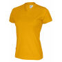 Cottover Gots T-shirt V-neck Lady yellow S Cottover Gots T-shirt V-neck Lady yellow S