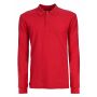 BS Evolution Polo Dames Lange Mouw - Rood