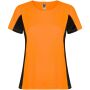 Shanghai Sport T-Shirt für Damen - fluororange/schwarz - roly-S Shanghai Sport T-Shirt für Damen - fluororange/schwarz - roly-S
